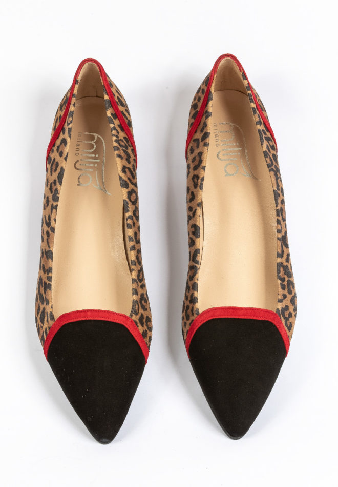 Ballerinas Schwarze Schuhe in Übergrössen 43 – 44 – 45