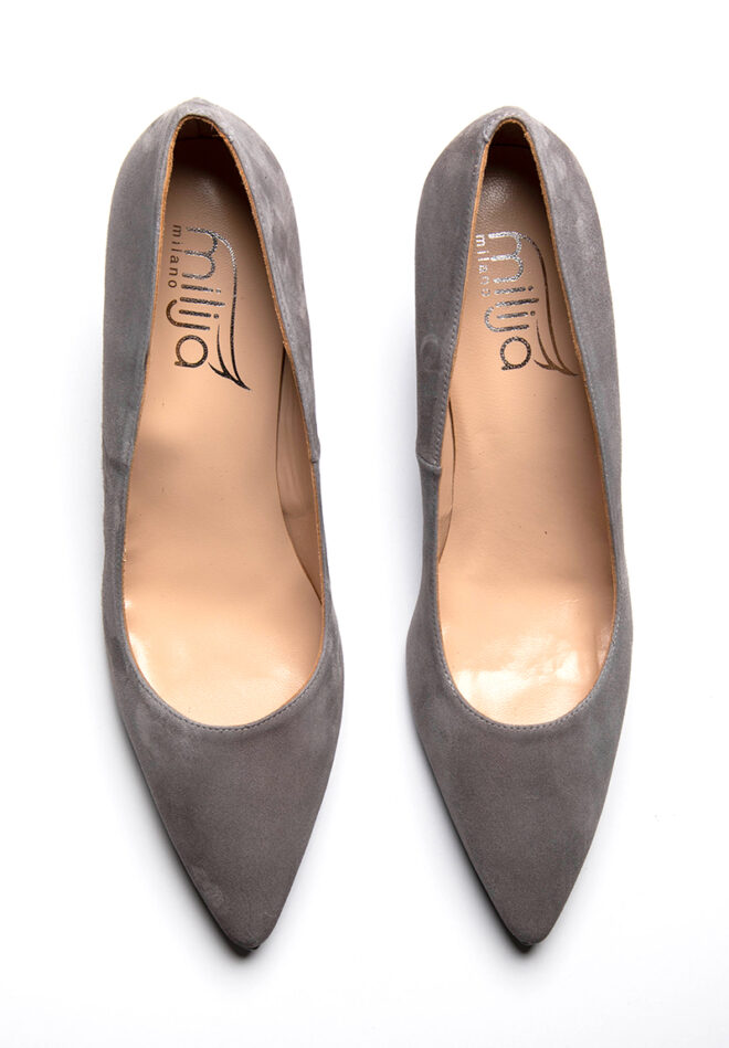 Graue Pumps Grosse Grösse 43,44,45