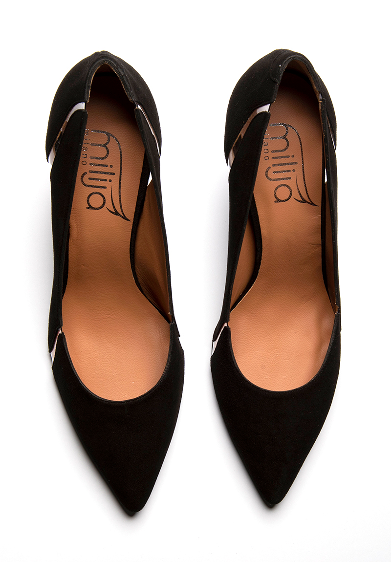 Schwarzer High-Heel von Milija Milano