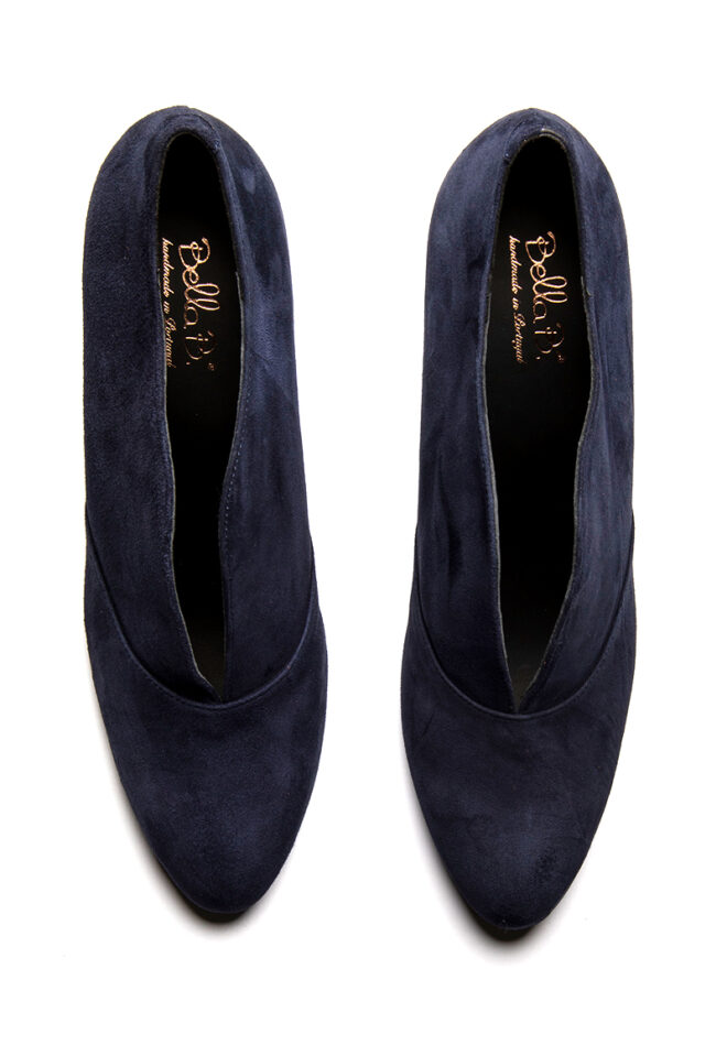 Pumps Marineblau bis 45