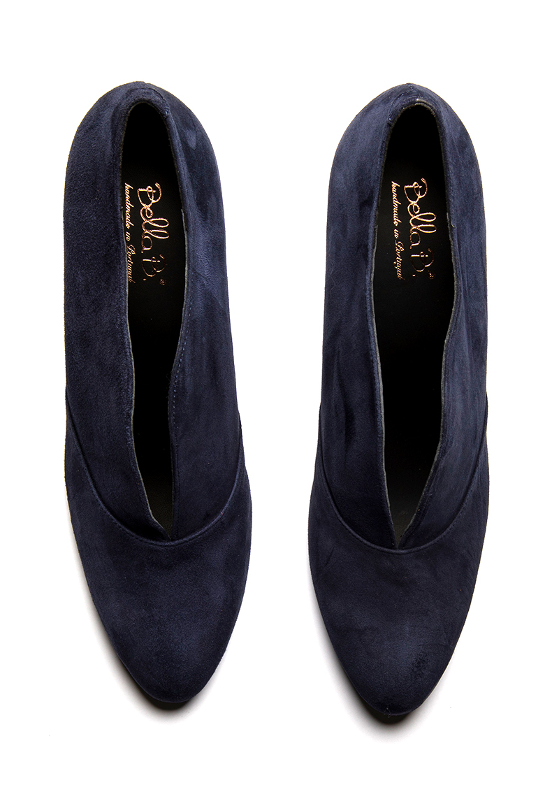 Pumps Marineblau bis 45