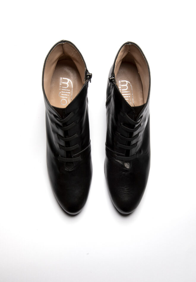 Stiefelette Milija Milano Grösse 43, 44, 45 Schwarze Schuhe