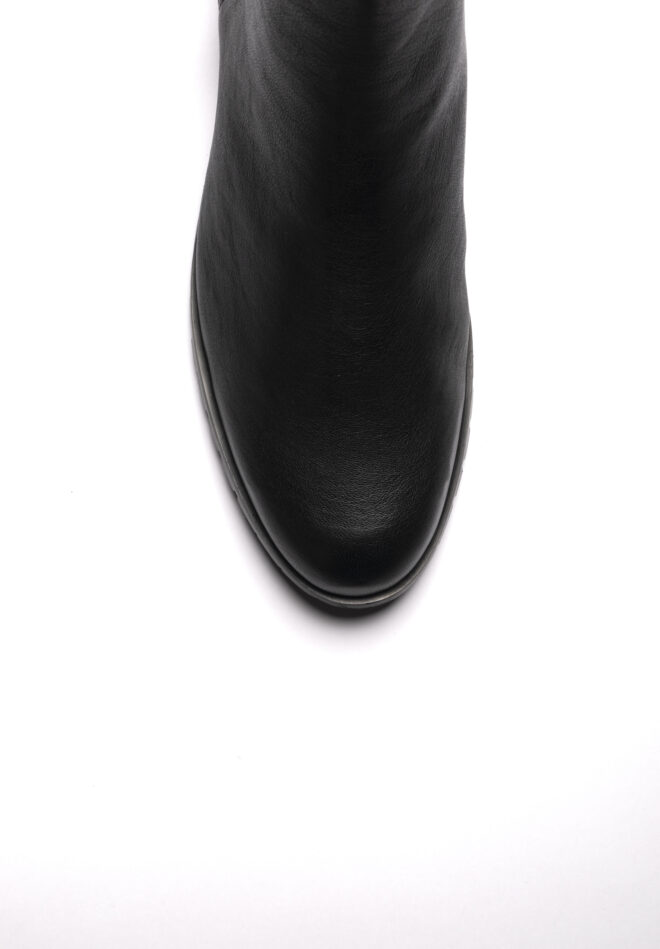 schwarz stiefelette bis 45