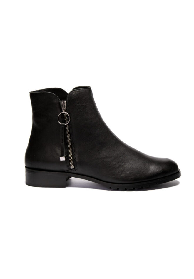 schwarz stiefelette bis 45