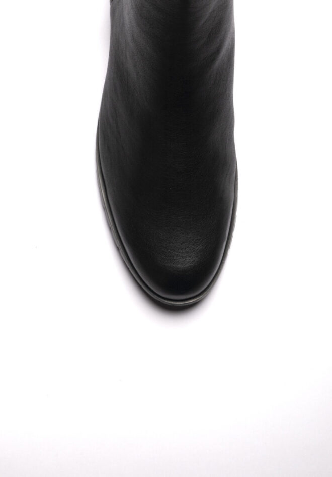 schwarz stiefelette bis 45