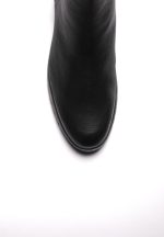 schwarz stiefelette bis 45
